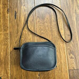 Coach Black Leather Shoulder Bag